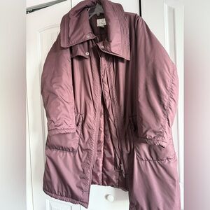 Women's Mauve Quilted Coat Roaman's